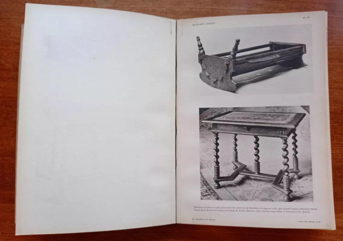 Le mobilier Lorrain (ensembles & détails) - Charles Sadoul, knyga 4