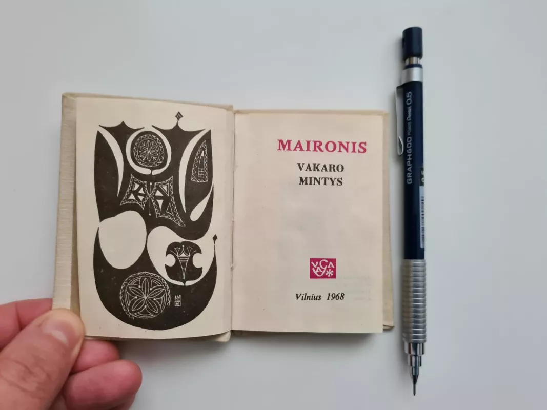Maironis Vakaro mintys,1968 m -  Maironis, knyga 3