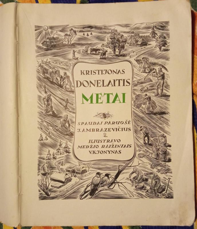 K.Donelaitis Metai,1941 m - Kristijonas Donelaitis, knyga 2