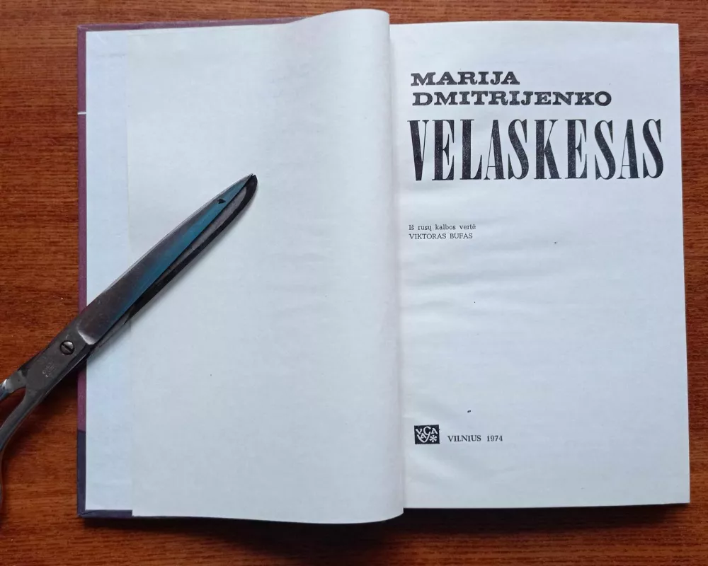 Velaskesas - Marija Dmitrijenko, knyga 3