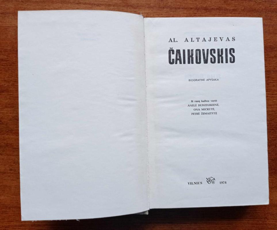 Čaikovskis - A. Altajevas, knyga 3