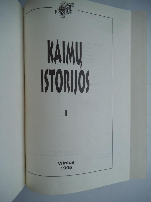 Kaimų istorijos I knyga - Romas Masteika, knyga 3