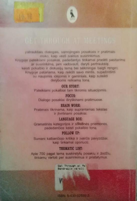 Get Through at Meetings - Rene Bosewitz, knyga 5