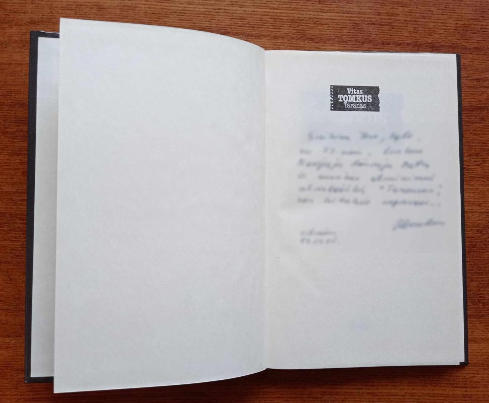 Taranas - Vitas Tomkus, knyga 5