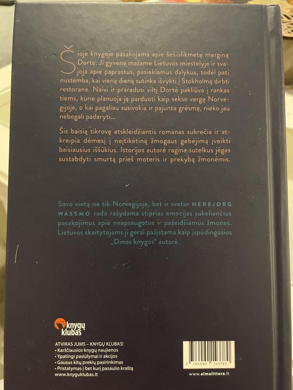 Stiklinė pieno - Herbjørg Wassmo, knyga