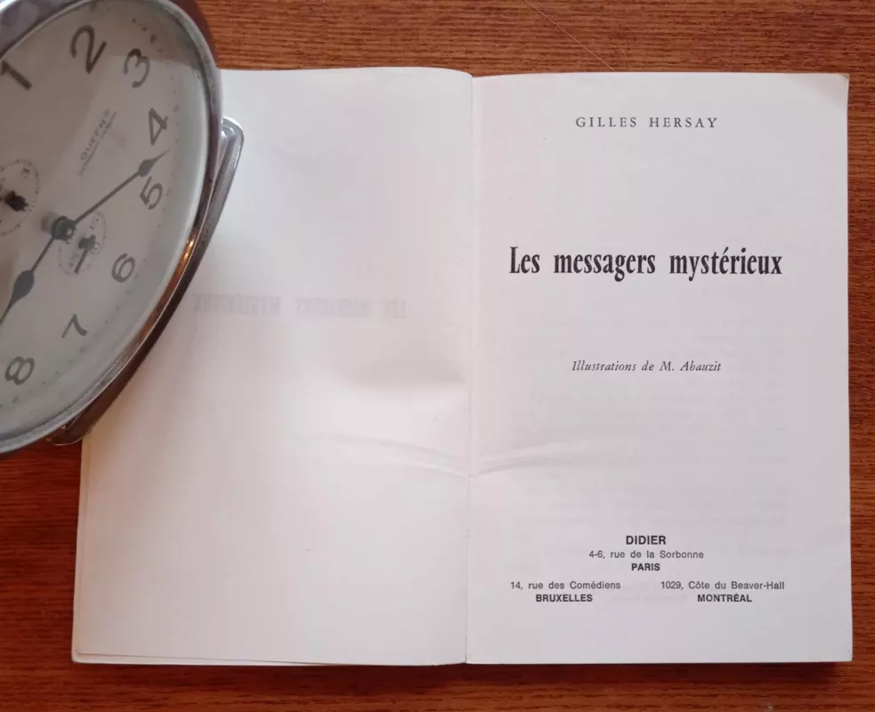 LES MESSAGERS MYSTERIEUX. VOCABULAIRE DE 1500 MOTS - Gilles Hersay, knyga 3