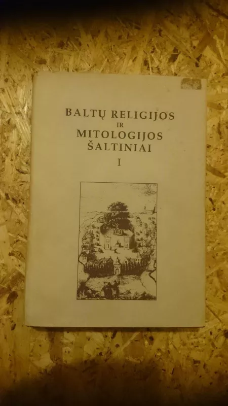 Baltų religijos ir mitologijos šaltiniai (I tomas) - Norbertas Vėlius, knyga