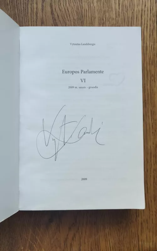 Europos parlamente (VI dalis) - Vytautas Landsbergis, knyga 2