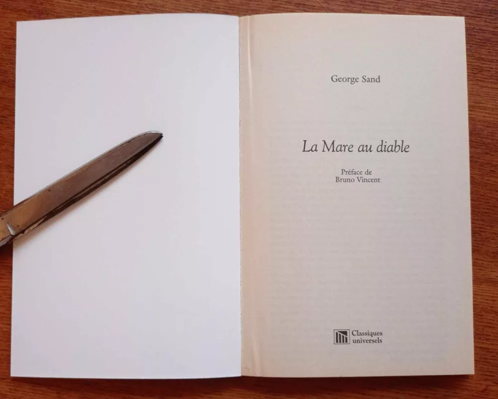 La Mare au Diable - George Sand, knyga 3