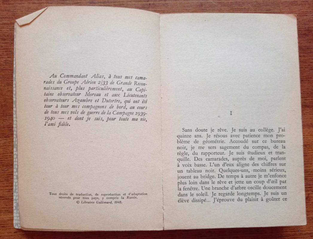 Pilote de guerre - Antoine de Saint-Exupéry, knyga 5