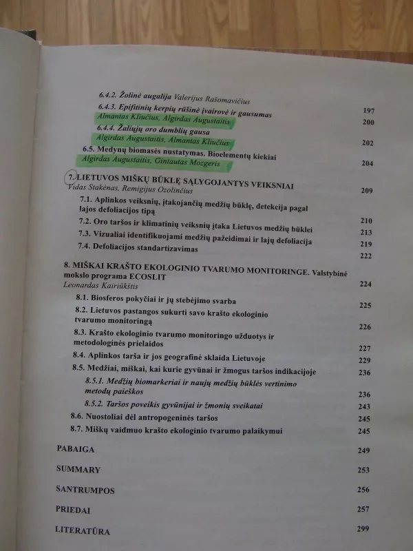 Lietuvos miškų būklė ir ją salygojantys veiksniai - Autorių Kolektyvas, knyga 5