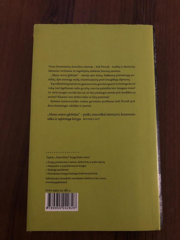 Mano sesers globėjas - Jodi Picoult, knyga 2