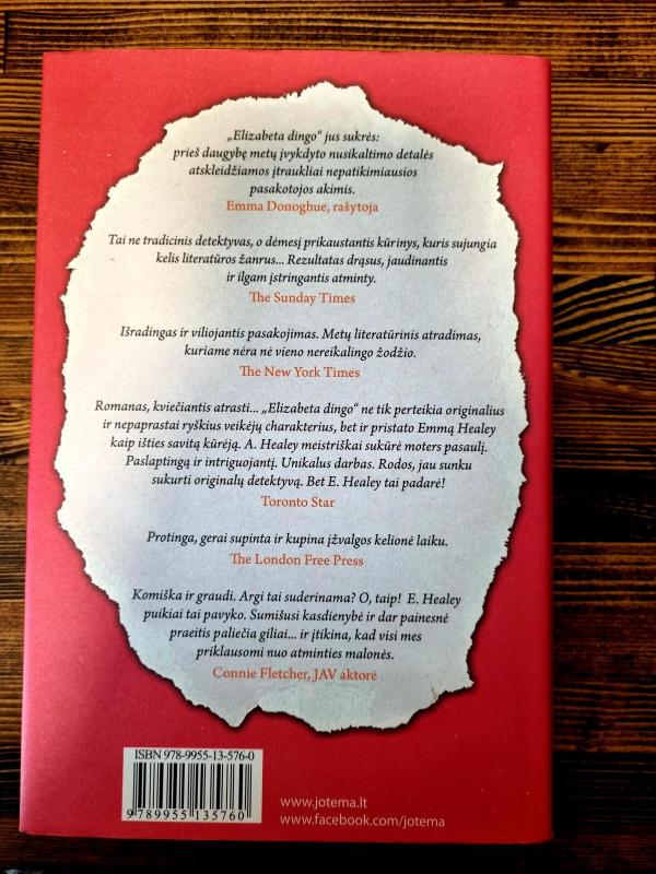 Elizabeta dingo - Emma Healey, knyga 3