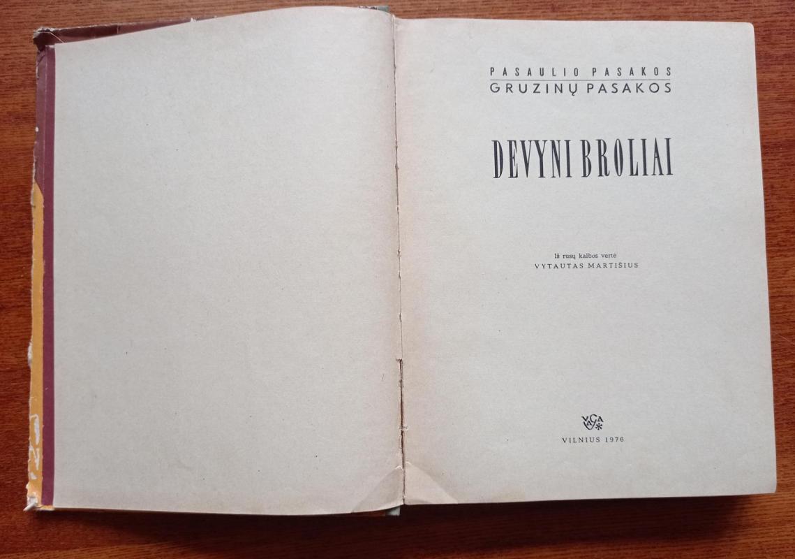 Gruzinų pasakos. Devyni broliai - Autorių Kolektyvas, knyga 3
