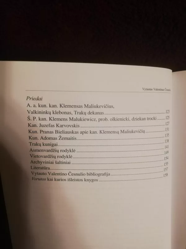 Kanauninkas Klemensas Maliukevičius - Vytautas Česnulis, knyga 2