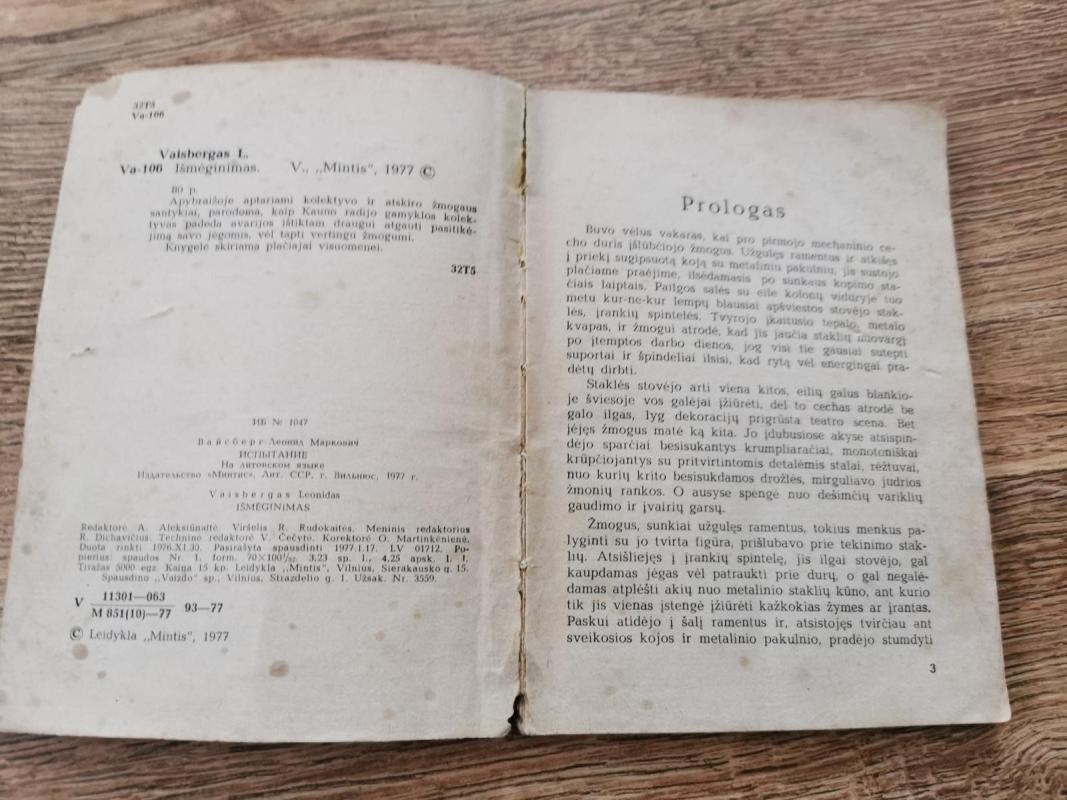 Išmėginimas - Leonidas Vaisbergas, knyga 5