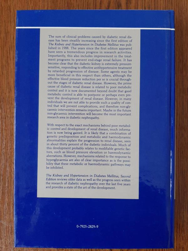 The Kidney and Hypertension in Diabetes Mellitus - Autorių Kolektyvas, knyga 2