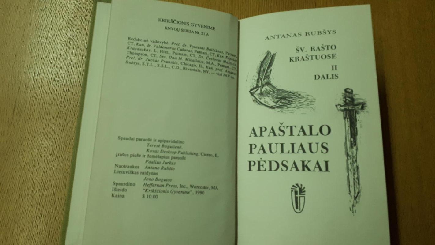 Šv. Rašto kraštuose (II dalis) (21A serijos knyga) - Antanas Rubšys, knyga 4