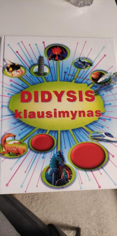 didysis klausimynas - Laura Laurušaitė, Kazys  Sadauskas, knyga 3