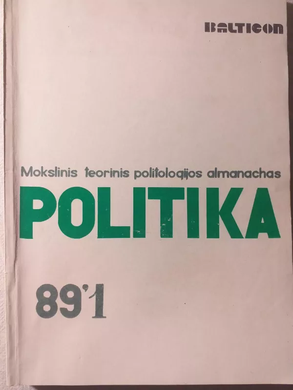 Politika - Autorių Kolektyvas, knyga 2