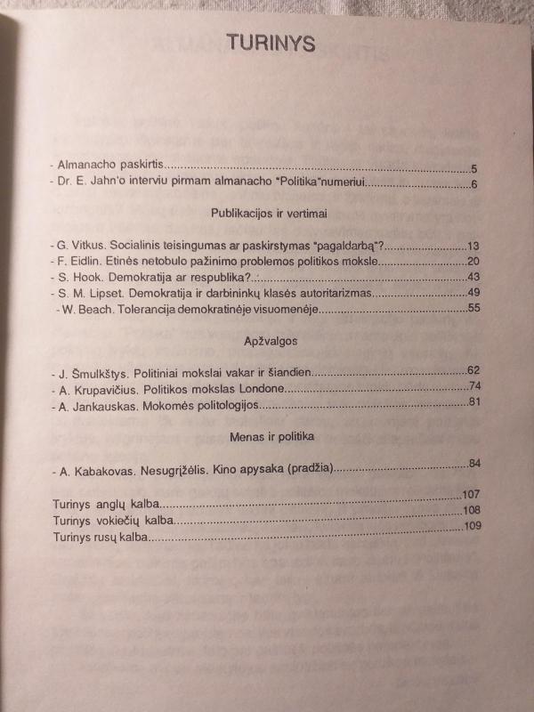 Politika - Autorių Kolektyvas, knyga 3