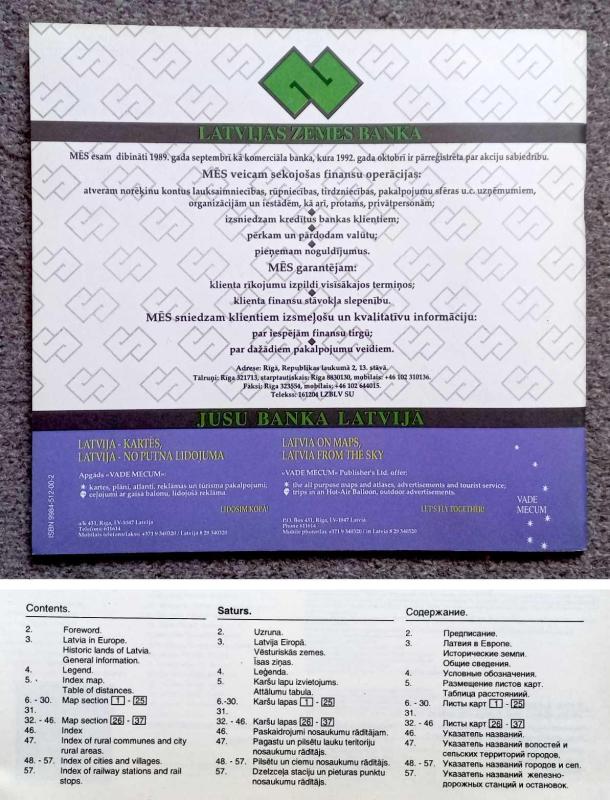 Latvijas autoceļu atlants - Autorių Kolektyvas, knyga 3