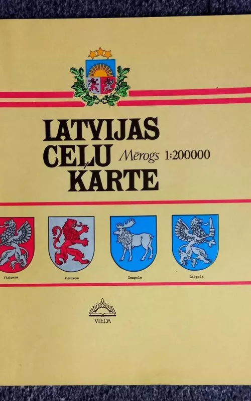 Latvijas ceļu karte - Autorių Kolektyvas, knyga 2