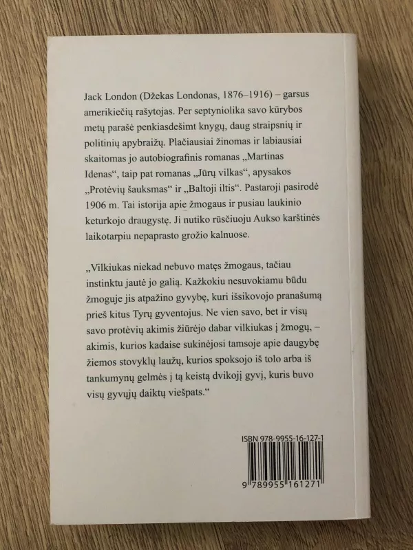 Baltoji iltis - Jack London, knyga
