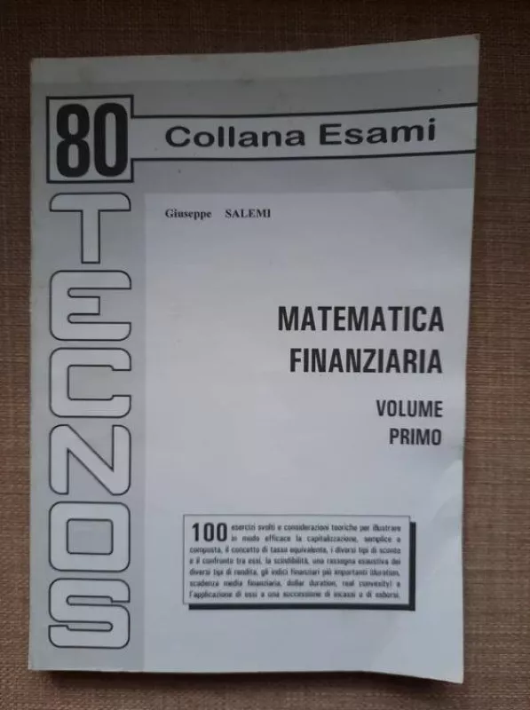 Matematica finanziaria - Giuseppe Salemi, knyga 2