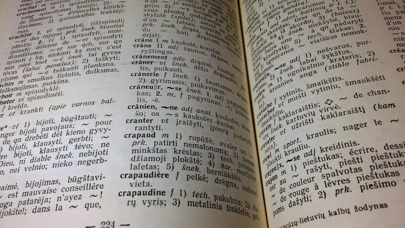 Prancūzų - lietuvių kalbų žodynas - A. Juškienė, M.  Katilienė, K.  Kaziūnienė, knyga 2