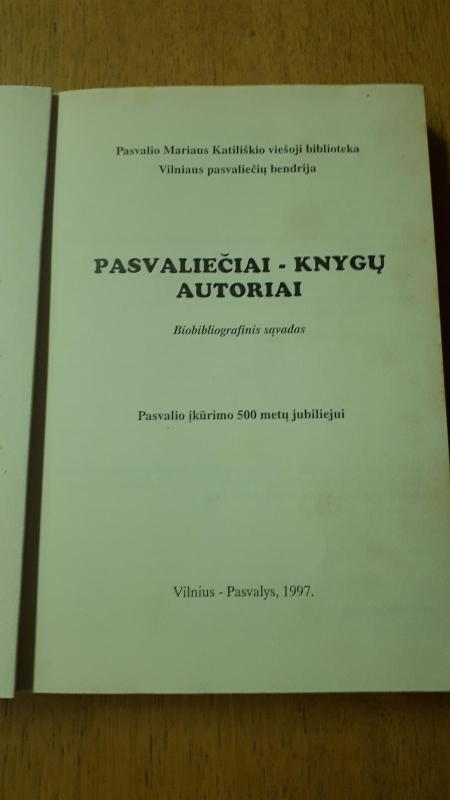 Pasvaliečiai-knygų autoriai - Paulė Mikelinskaitė, knyga 4