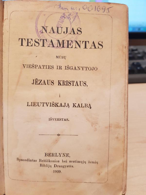 Naujas testamentas mūsų viešpaties ir išganytojo Jėzaus Kristaus - Autorių Kolektyvas, knyga 3
