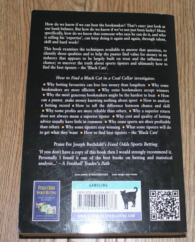 How to find a Black Cat in a Coal Cellar - Joseph Buchdahl, knyga 3