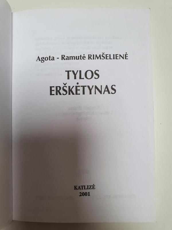 Tylos erškėtynas - Autorių Kolektyvas, knyga 2