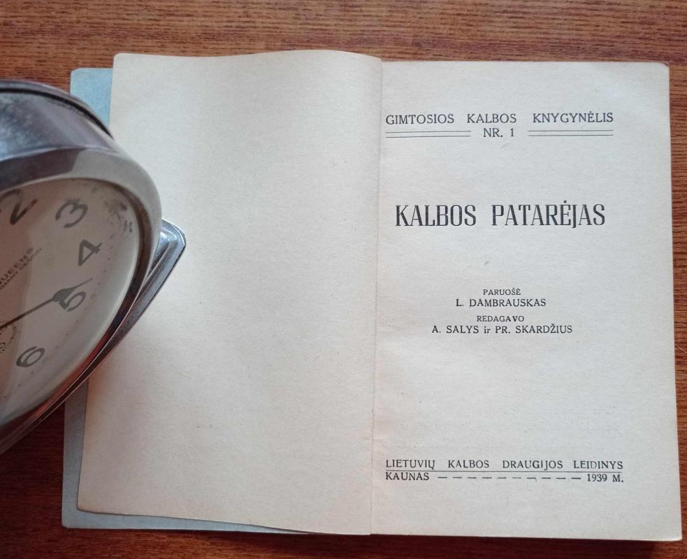 Kalbos patarėjas - Leonardas Dambrauskas, knyga 3