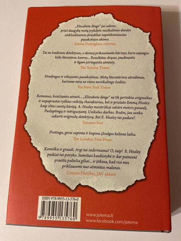 Elizabeta dingo - Emma Healey, knyga 4