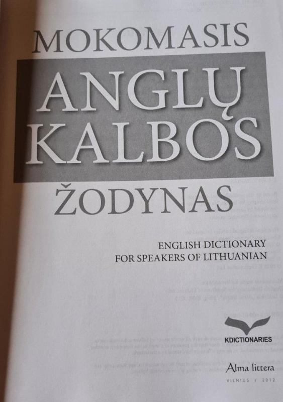 Mokomasis anglų kalbos žodynas - Autorių Kolektyvas, knyga 4