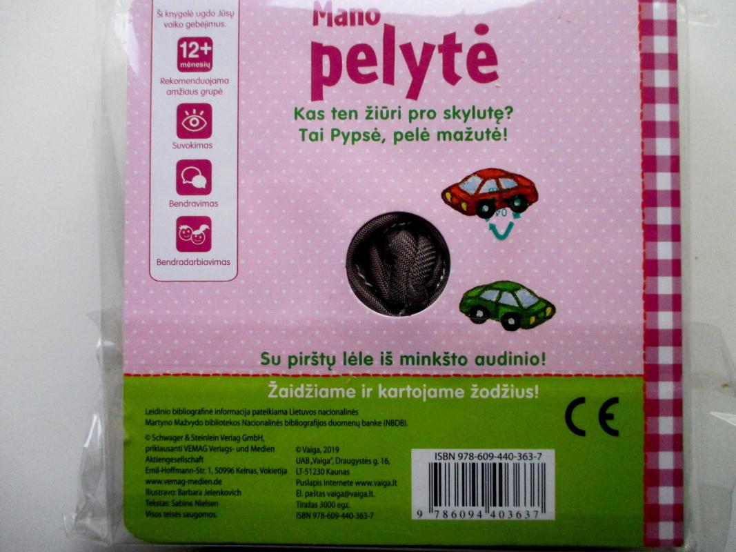 "Mano pelytė", 1+ - Barbara Jelenkovich, knyga 3