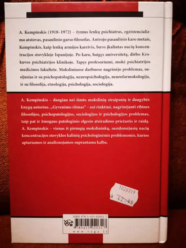 Gyvenimo ritmas - Antoni Kępinski, knyga