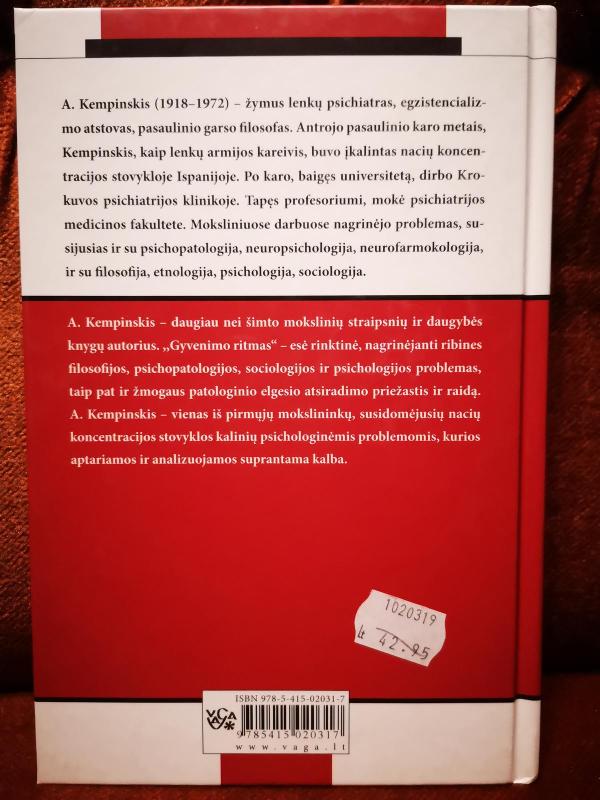 Gyvenimo ritmas - Antoni Kępinski, knyga