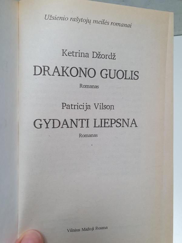 Drakono guolis. Gydanti liepsna - K. Džordž, A. M.  Vinston, knyga 2
