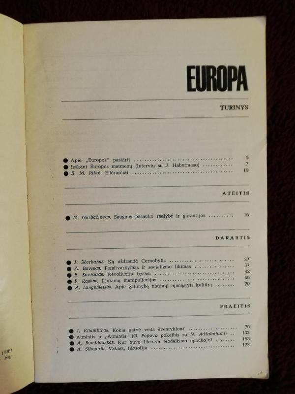 Europa 1988 - Autorių Kolektyvas, knyga 3