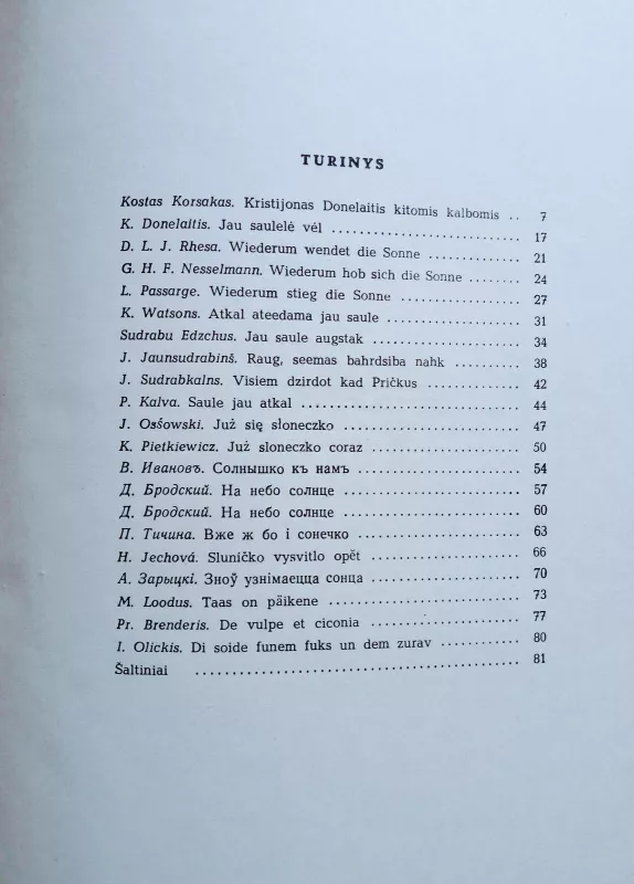 Kristijonas Donelaitis: 1714-1964 - Kostas ir kiti Doveika, knyga 2