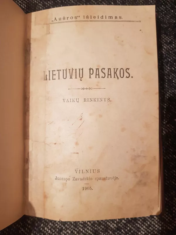 Lietuvių pasakos - Autorių Kolektyvas, knyga 3