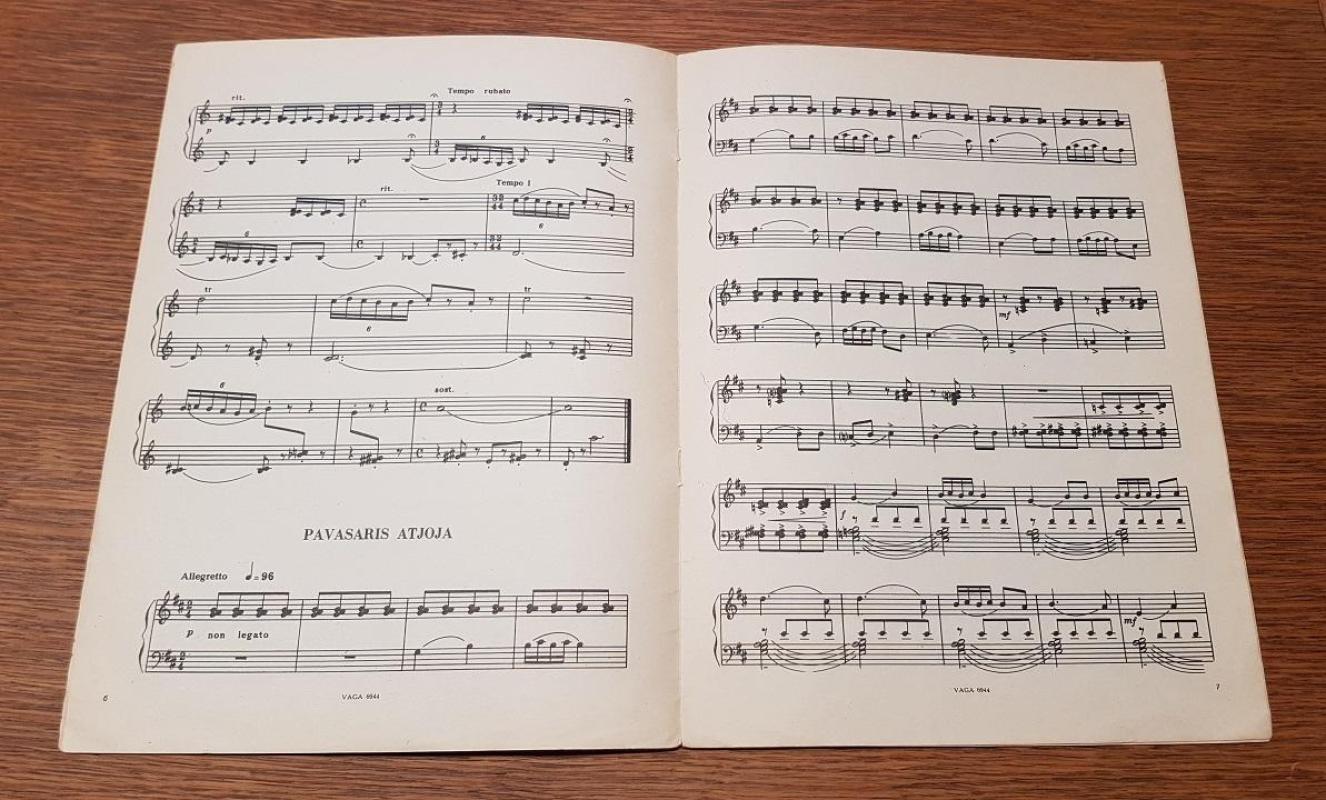 Sveikas, pavasari (Penkių mažų pjesių ciklas fortepijonui) - Justinas Bašinskas, knyga 3