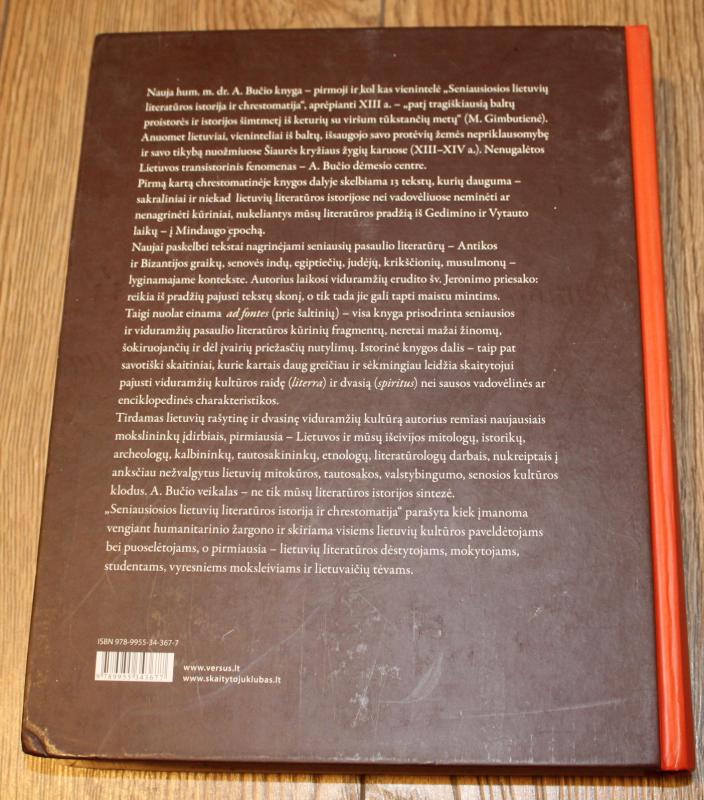 Seniausiosios lietuvių literatūros istorija ir chrestomatija - Algimantas Bučys, knyga 3