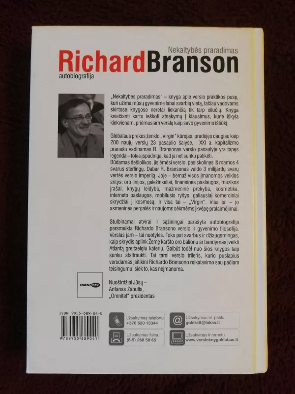 Nekaltybės praradimas - Richardas Bransonas, knyga 3
