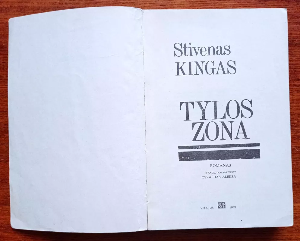 Tylos zona - Stephen King, knyga 4