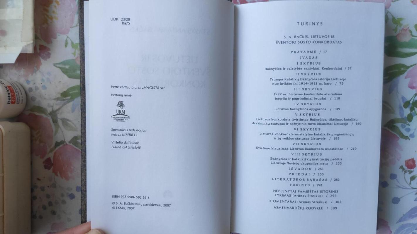 Lietuvos ir šventojo sosto konkordatas - Stasys Antanas Bačkis, knyga 3