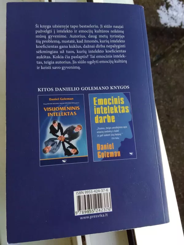 Emocinis intelektas. Kodėl jis gali būti svarbesnis nei IQ - Daniel Goleman, knyga 3